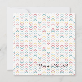 Pastel Arrows Einladung