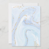 Pastel Art Malerei Party Girl Einladung (Rückseite)