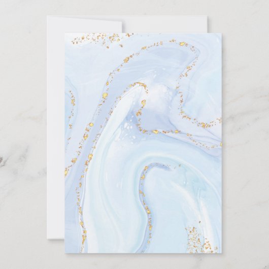 Pastel Art Malerei Party Girl Einladung (Rückseite)