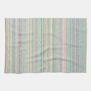 Pastel Art Streifen Custom Küchentuch
