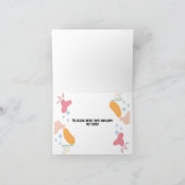 Pastel Artistic Veterinary Technician Dankeskarte (Innenseite)