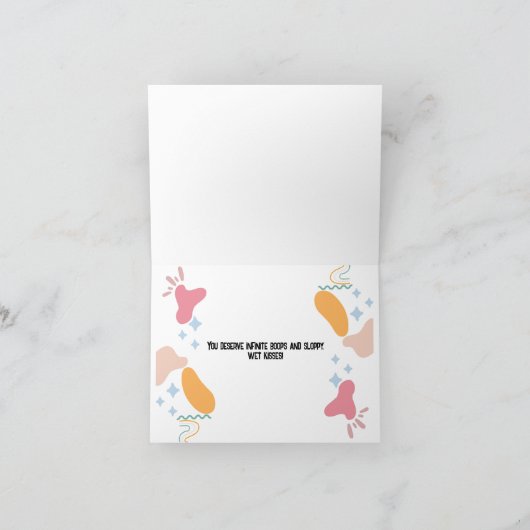 Pastel Artistic Veterinary Technician Dankeskarte (Innenseite)