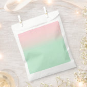 Pastel Ästhetik verschlungene rosa Minze grün Geschenktütchen (Ausgeschnitten)