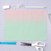 Pastel Ästhetik verschlungene rosa Minze grün Seidenpapier (Handwerk)