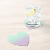 Pastel ästhetische Minze und Lilac Gradient Ombre Untersetzer (Vor Ort)