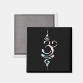 Pastel Atmen Magnet (Vorderseite/Rückseite)