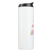 Pastel Autism Special Interest Infinity Design Thermosbecher (Nach links gedreht)