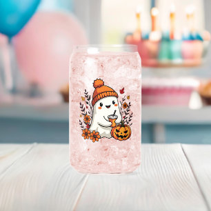 Pastel Autumn Kawaii Ghost Fall Pumpkin Gewürz Dosenglas