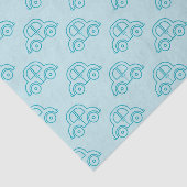 PASTEL BABY BLUE CARS SEIDENPAPIER (Ausschnitt)
