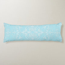 Pastel Baby Blue Double Damask Muster
