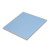 Pastel Baby Blue Solid Color Fliese (Seite)
