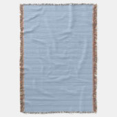 Pastel Baby Blue Vertical Stripes Decke (Vorderseite Vertikal)