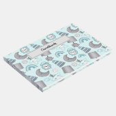 PASTEL BABY BOY BLUE ITEMS TOYS GÄSTEBUCH (Ecke)