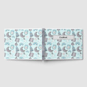 PASTEL BABY BOY BLUE ITEMS TOYS GÄSTEBUCH (Voll)