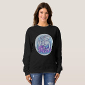Pastel Baby Dragon Sleeping Sweatshirt (Vorne ganz)