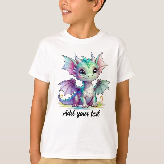 Pastel Baby Dragon T-Shirt (Vorderseite)
