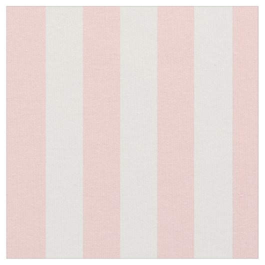 Pastel Baby Pink White Strip Stoff (Nahaufnahme)