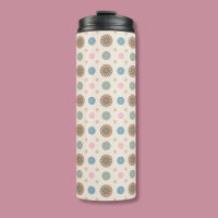 Pastel Babylonian Inspiriertes Blumenmuster