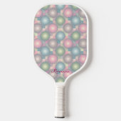 Pastel Background Personalisiert Pickleball Paddle (Rückseite)