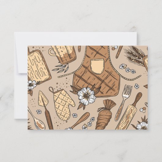 Pastel Bakery Branding Dankeskarte (Rückseite)