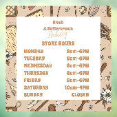 Pastel Bakery Branding Fensteraufkleber (Blatt 3)