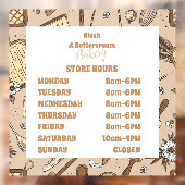 Pastel Bakery Branding Fensteraufkleber (Blatt 2)