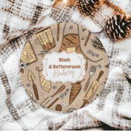 Pastel Bakery Branding Pappteller