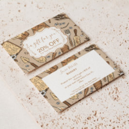 Pastel Bakery Branding Rabattkarte