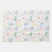 Pastel Baking Thema Sweet Desserts Konditorei Kuns Geschirrtuch (Horizontal)