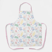 Pastel Baking Thema Sweet Desserts Konditorei Kuns Schürze (Vorderseite)