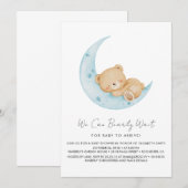 Pastel Balloon Baby Shower Einladung (Vorne/Hinten)