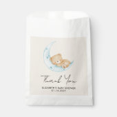 Pastel Balloon Baby Shower Geschenktütchen (Vorderseite)