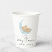 Pastel Balloon Baby Shower Pappbecher (Vorderseite)