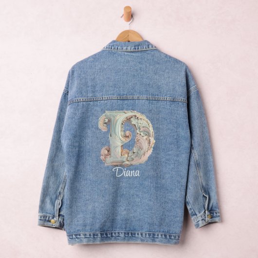 Pastel Baroque Initial 'D' Denim Jacket Jeansjacke (Hangar)