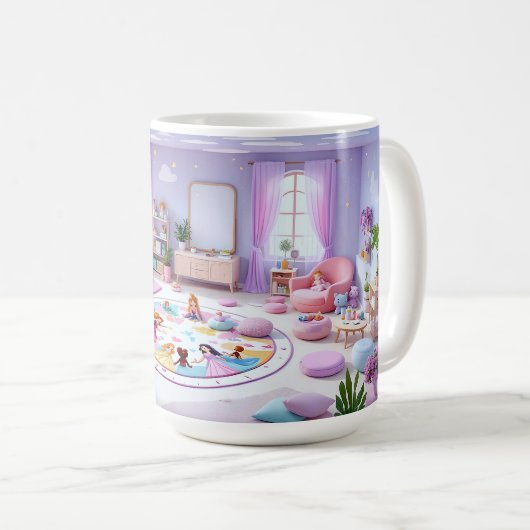 Pastel Baroque Kaffeetasse (VorderseiteRechts)