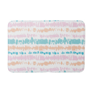 Pastel Batik Muster Badematte