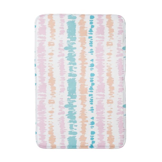 Pastel Batik Muster Badematte (Vorderseite Vertikal)