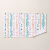 Pastel Batik Muster Badhandtuch Set (Handtuch)
