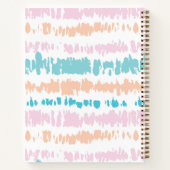 Pastel Batik Muster | BRAUTPARTY Notizblock (Rückseite)