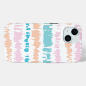 Pastel Batik Muster Case-Mate iPhone Hülle (Rückseite (Horizontal))