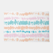 Pastel Batik Muster Fußmatte (Vorderseite)