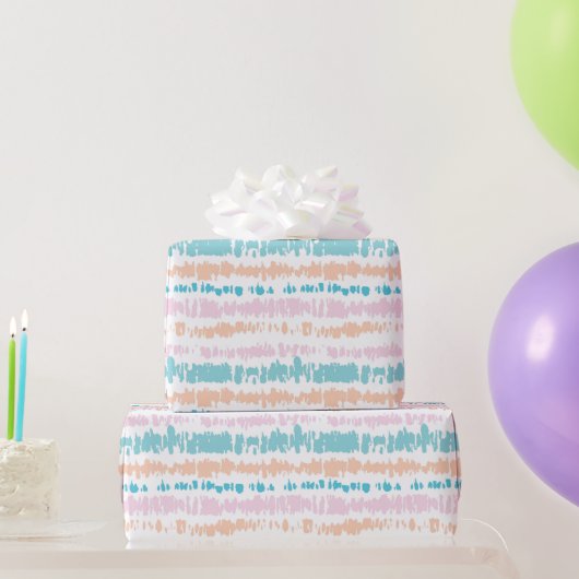 Pastel Batik Muster Geschenkpapier (Partygeschenke)