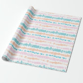 Pastel Batik Muster Geschenkpapier (Ungerollt)