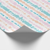 Pastel Batik Muster Geschenkpapier (Ecke)