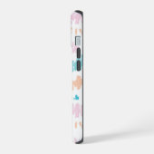 Pastel Batik Muster iPhone 15 Hülle (Linke Seite)