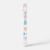 Pastel Batik Muster iPhone 15 Hülle (Linke Seite)