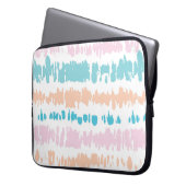 Pastel Batik Muster Laptopschutzhülle (Vorderseite Links)