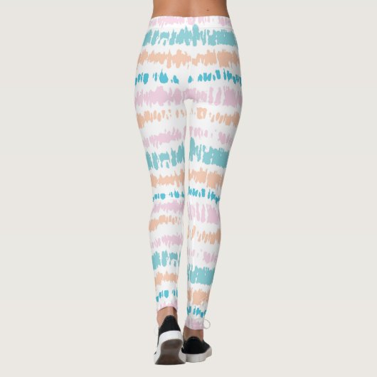 Pastel Batik Muster Leggings (Rückseite)