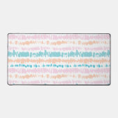 Pastel Batik Muster Schreibtischunterlage (Vorderseite)