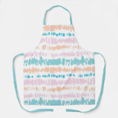 Pastel Batik Muster Schürze (Vorderseite)